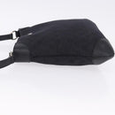 GUCCI GG Canvas Shoulder Bag Black Silver 196140 Auth 200016A-4