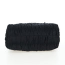 PRADA Hand Bag Nylon 2way Black Gold Auth 200017V-5