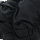 PRADA Hand Bag Nylon 2way Black Gold Auth 200017V-18