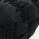 PRADA Hand Bag Nylon 2way Black Gold Auth 200017V-19