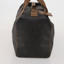 Christian Dior Honeycomb Canvas Boston Bag PVC 2way Black Gold Auth 200022A-5