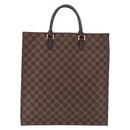 LOUIS VUITTON Damier Ebene Sac Plat Hand Bag N51140 LV Auth 200023A-2