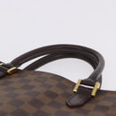 LOUIS VUITTON Damier Ebene Sac Plat Hand Bag N51140 LV Auth 200023A-8