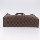 LOUIS VUITTON Damier Ebene Sac Plat Hand Bag N51140 LV Auth 200023A-5