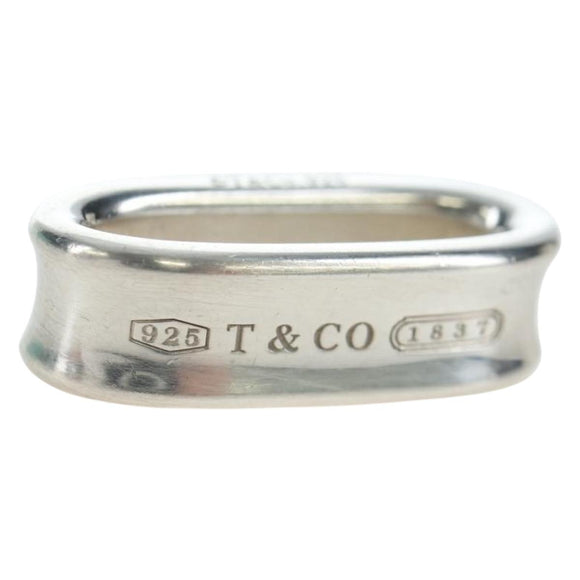 TIFFANY&Co. Scarf Ring1837 Ag925 Silver Auth 200034V