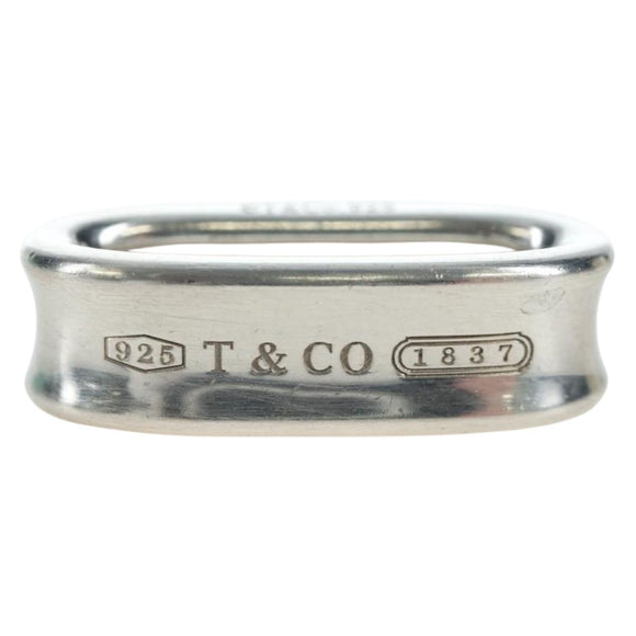TIFFANY&Co. Scarf Ring1837 Ag925 Silver Auth 200034V