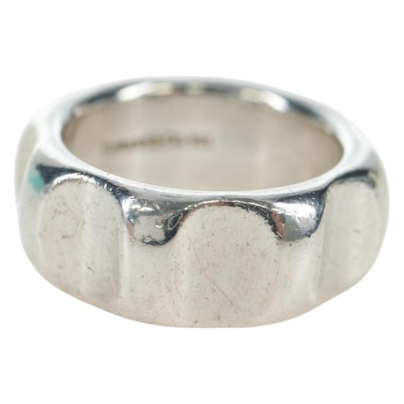 TIFFANY&Co. Paloma Picasso Collection Grooving Ring Ag925 Silver Auth 200035V