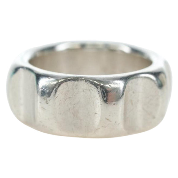 TIFFANY&Co. Paloma Picasso Collection Grooving Ring Ag925 Silver Auth 200035V