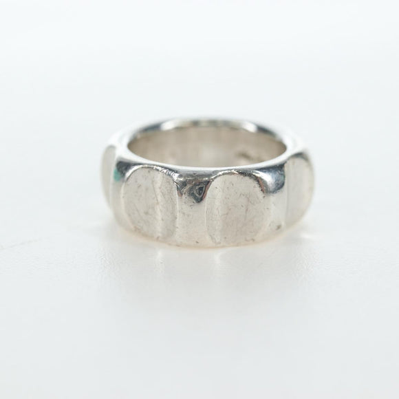 TIFFANY&Co. Paloma Picasso Collection Grooving Ring Ag925 Silver Auth 200035V
