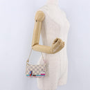 LOUIS VUITTON Damier Azur Mini Pochette Accessoires Pouch N41669 LV Auth 200052V-20