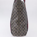 GUCCI GG Crystal Sherry Line Tote Bag Coated Canvas Navy 189669 Auth 200053A-5