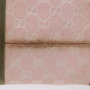 GUCCI GG Canvas Sherry Line Tote Bag Pink Gold 137396 Auth 200059-6