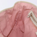 GUCCI GG Canvas Sherry Line Tote Bag Pink Gold 137396 Auth 200059-21