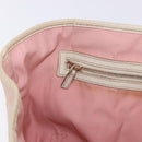 GUCCI GG Canvas Sherry Line Tote Bag Pink Gold 137396 Auth 200059-22