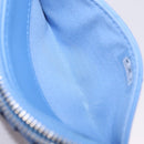 CHANEL Matelasse Fragment Case Wallet Lamb Skin Light Blue CC Auth 200060V-11