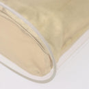 Salvatore Ferragamo Gancini Hand Bag plastic Clear Gold Auth 200065V-12