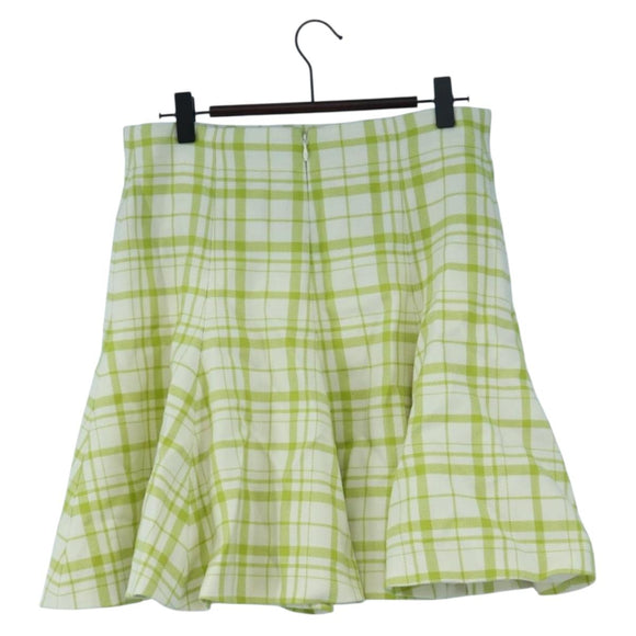 Christian Dior skirt Wool Green Auth 200066V