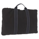 HERMES Fourre Tout Porte Documents Business Bag Canvas Gray Auth 200068A-1
