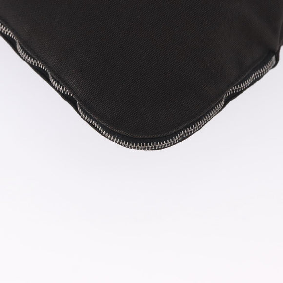 HERMES Fourre Tout Porte Documents Business Bag Canvas Gray Auth 200068A