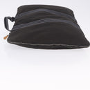 HERMES Fourre Tout Porte Documents Business Bag Canvas Gray Auth 200068A-5
