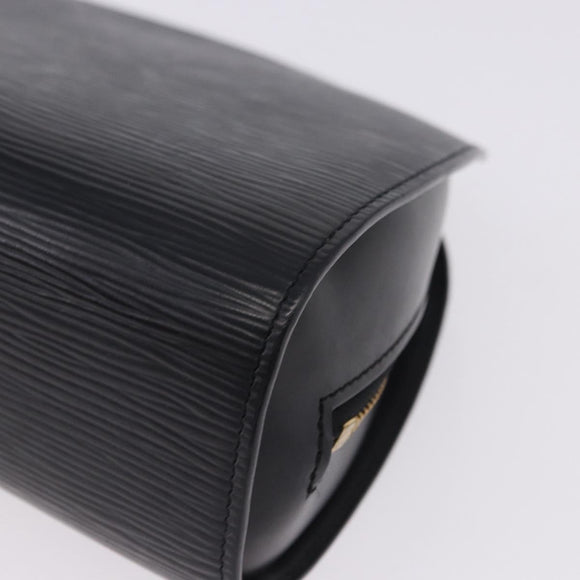 LOUIS VUITTON Epi Dauphine GM Cosmetic Pouch Black M48432 LV Auth 200075