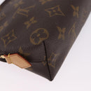 LOUIS VUITTON Monogram Pochette Cosmetic PM Pouch M43998 LV Auth 200076-15