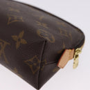 LOUIS VUITTON Monogram Pochette Cosmetic PM Pouch M43998 LV Auth 200076-16