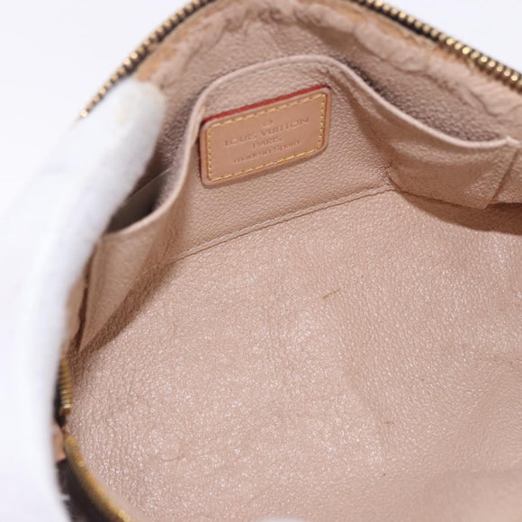 LOUIS VUITTON Monogram Pochette Cosmetic PM Pouch M43998 LV Auth 200076