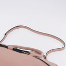 Miu Miu Hand Bag Leather 2way Pink Gold Auth 200079V-15