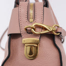 Miu Miu Hand Bag Leather 2way Pink Gold Auth 200079V-19