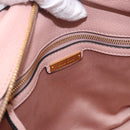 Miu Miu Hand Bag Leather 2way Pink Gold Auth 200079V-21