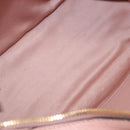 Miu Miu Hand Bag Leather 2way Pink Gold Auth 200079V-11