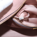 Miu Miu Hand Bag Leather 2way Pink Gold Auth 200079V-12