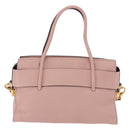 Miu Miu Hand Bag Leather 2way Pink Gold Auth 200079V-2