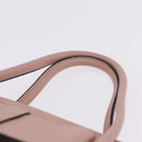 Miu Miu Hand Bag Leather 2way Pink Gold Auth 200079V-14
