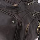 Chloe Chain Hand Bag Leather Gray Silver Auth 200082A-14