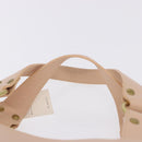 Chloe Hand Bag straw Gold Beige Auth 200083-8