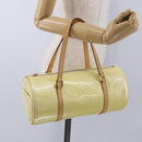 LOUIS VUITTON Monogram Vernis Bedford Hand Bag Perle M91006 LV Auth 200085V-23