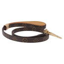 LOUIS VUITTON Monogram Less Baxter MM Dog Leash M58056 LV Auth 200086A-2