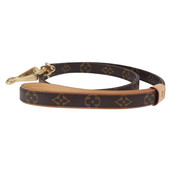 LOUIS VUITTON Monogram Less Baxter MM Dog Leash M58056 LV Auth 200086A