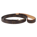 LOUIS VUITTON Monogram Less Baxter MM Dog Leash M58056 LV Auth 200086A-5