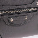 BALENCIAGA Neo Classic City Mini Bag Leather 2way Gray 638524 Auth 200088SAM-20