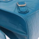 BALENCIAGA Neo Classic City Mini Bag Leather 2way Blue 638524 Auth 200089SAM-16