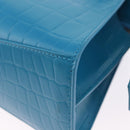 BALENCIAGA Neo Classic City Mini Bag Leather 2way Blue 638524 Auth 200089SAM-19