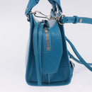 BALENCIAGA Neo Classic City Mini Bag Leather 2way Blue 638524 Auth 200089SAM-4