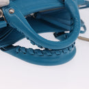 BALENCIAGA Neo Classic City Mini Bag Leather 2way Blue 638524 Auth 200089SAM-7