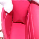CHANEL Matelasse Top Handle Chain Caviar Skin 2way Red Gold CC Auth 200091SAM-26
