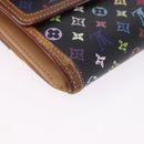 LOUIS VUITTON Multicolor Porte Monnaie Billets Cartes Credit M92984 Auth 200093-15