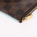 LOUIS VUITTON Damier Ebene Zippy Coin Purse N40721 LV Auth 200094A-16