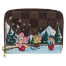 LOUIS VUITTON Damier Ebene Zippy Coin Purse N40721 LV Auth 200094A-13